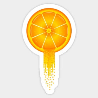 Digital Orange Sticker